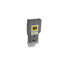 Cartucho de tinta recargado 8792B001, PFI207Y, 300ml para impresoras Canon (BULK)