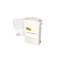 Cartucho de tinta remanufacturado C4848A, no.80, 350ml para impresoras HP (BULK)