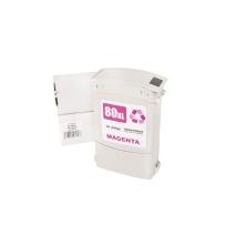 Cartucho de tinta remanufacturado C4847A, no.80, 350ml para impresoras HP (BULK)