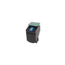 Cartucho de tóner reacondicionado C540H1CG, 2000 páginas para impresoras Lexmark