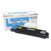 Cartucho de tóner compatible 1T02KTCNL0, TK580C, 2800 páginas para impresoras Kyocera (Orink white box)